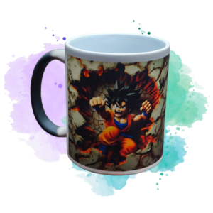 Taza Mágica Dragon Ball Z – Diseño Impactante y Poder Saiyajin