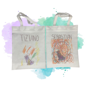 Bolsas Ecológicas Personalizadas Arte Infantil Sublimado