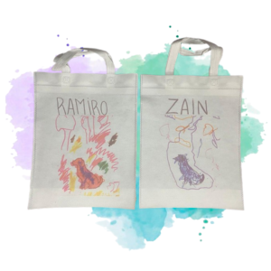 Bolsas Ecológicas Personalizadas Arte Infantil Sublimado