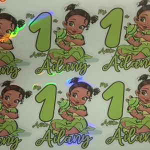 Stickers holográficos fondo transparente